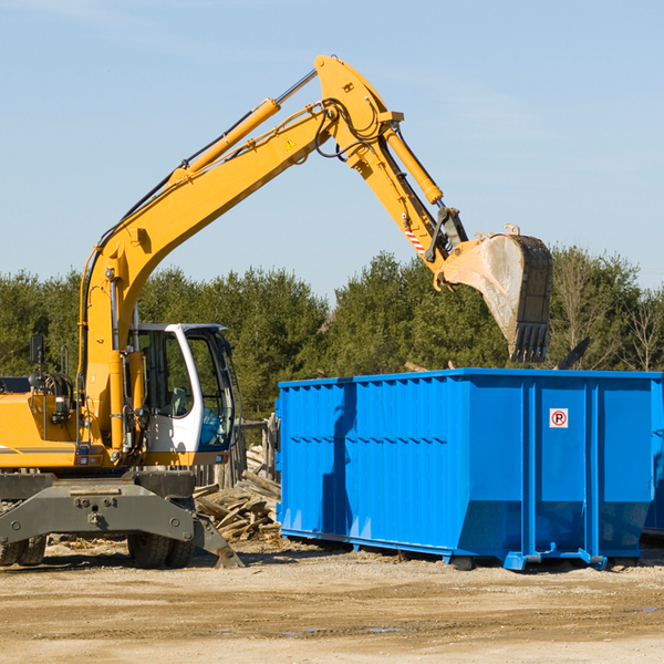 can i choose the location where the residential dumpster will be placed in Paint Lick